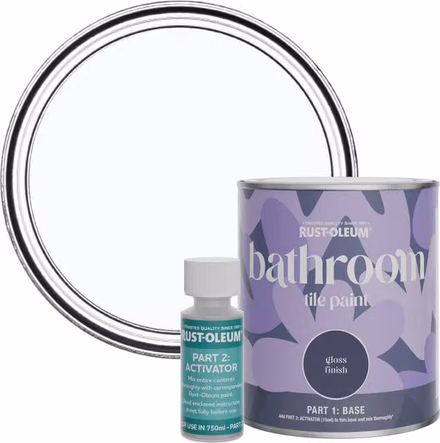 Rust-Oleum Gloss Bathroom Tile Paint, 0.75 l