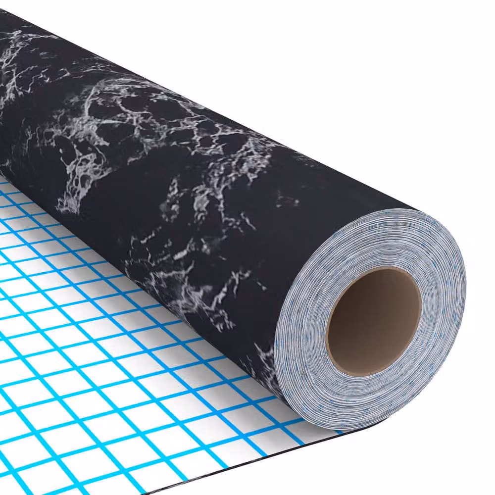 Berkfield Home Self-adhesive Black Stone Furniture Film, W: 90 cm, L: 500 cm – 4