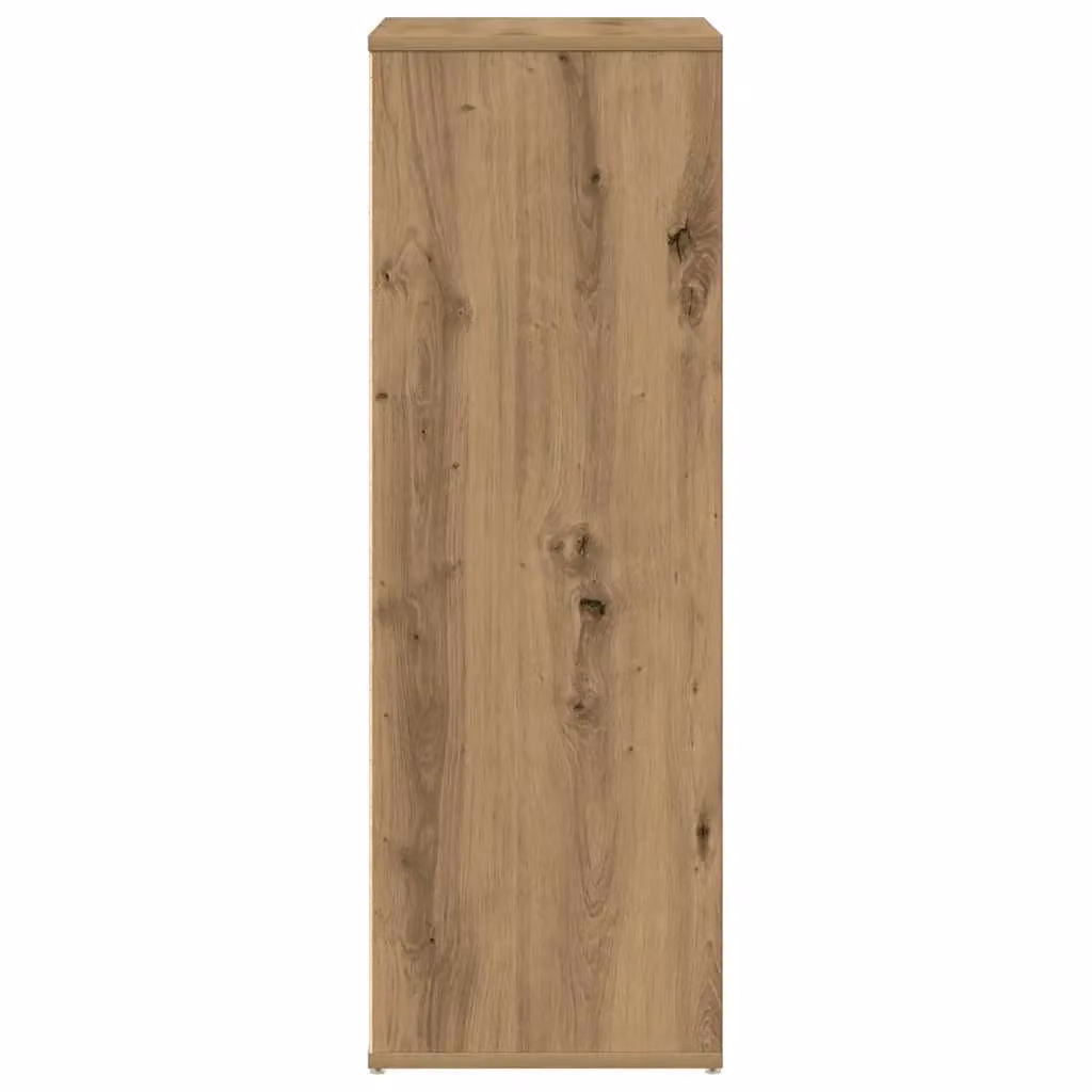 Berkfield Home Artisan Oak Shoe Rack in Brown, W: 54 cm, D: 34 cm, H: 100.5 cm – 4
