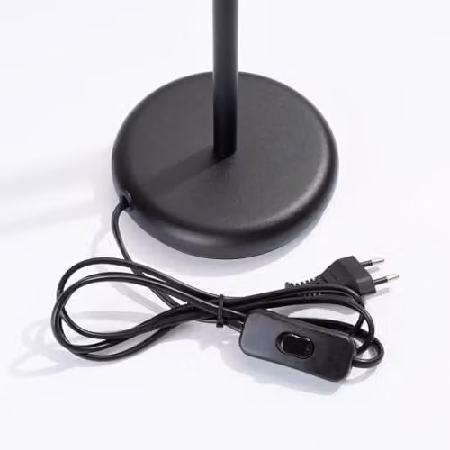SOLLUX lighting PASTELO Black Metal Table Lamp – 3