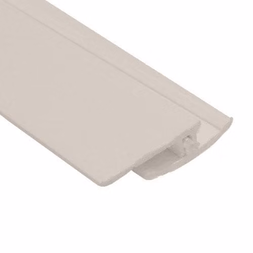 AM Clad Antimicrobial PVC Hygiene Cladding Two Part Vinyl Floor Trim, Beige, Length: 3 m