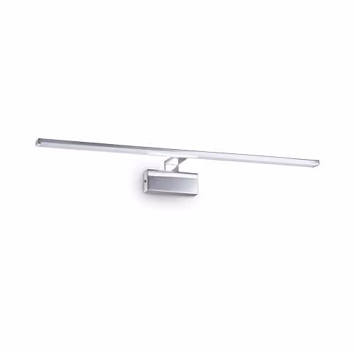 Ideal Lux ALMA Integrated LED Picture Wall Lamp in Chrome with Warm White 3000K Light