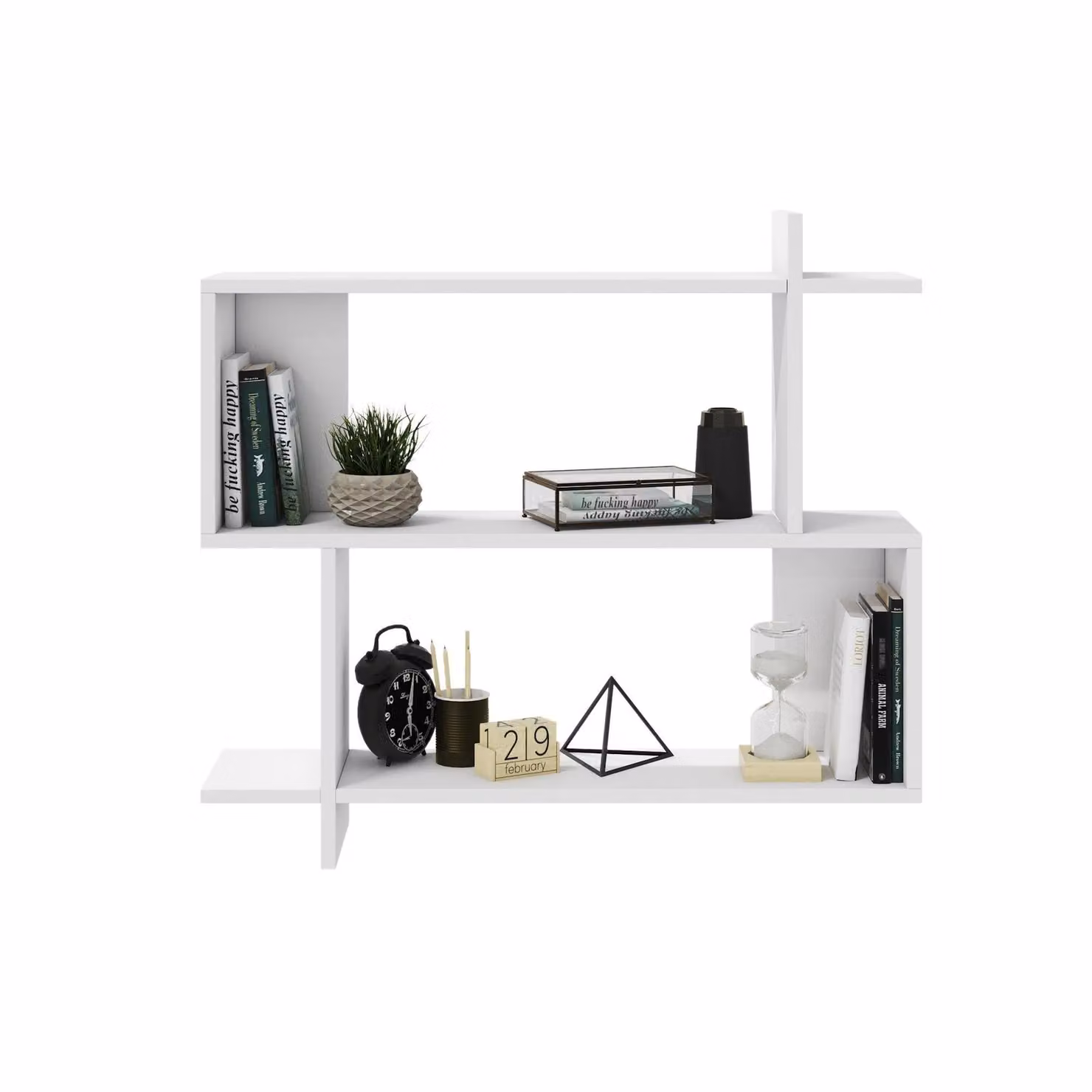 Decorotika Mina Wall Shelf in White – 2