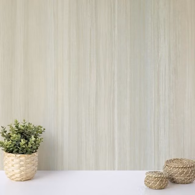 Wallquest Modern Abstract Striped Wallpaper in Green, Gold and Brown with a Matt Finish