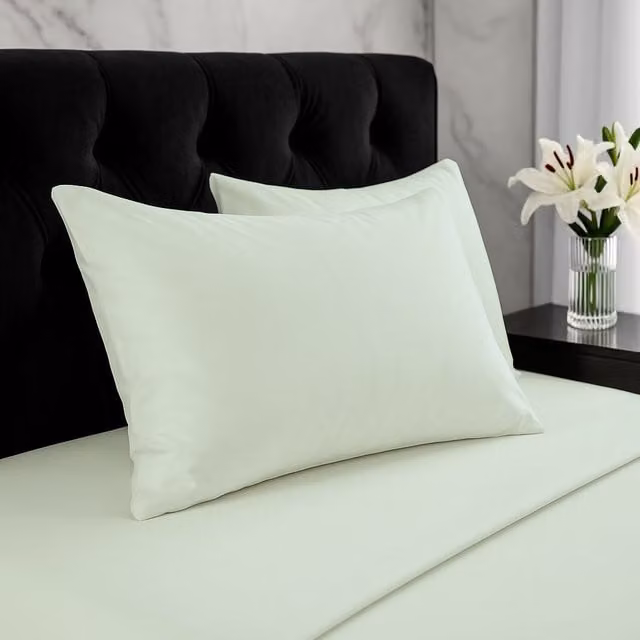 Home Sweet Home UK Microfibre Duck Egg Blue Pillowcase Set of 2 with Envelope Closure, W: 48 cm x L: 74 cm – 1