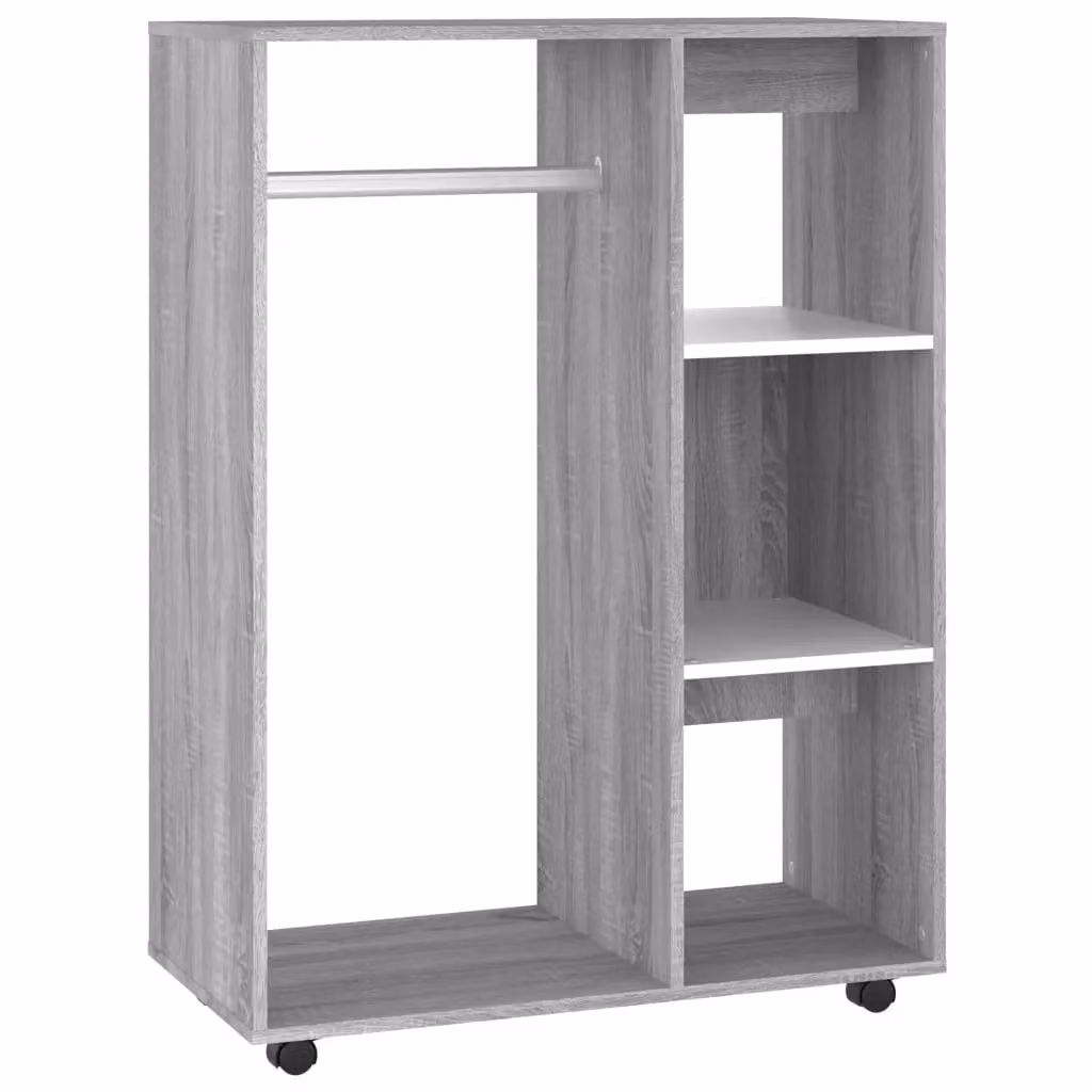 Berkfield Home Grey Sonoma Wardrobe W/D/H: 80 x 40 x 110 cm – 2