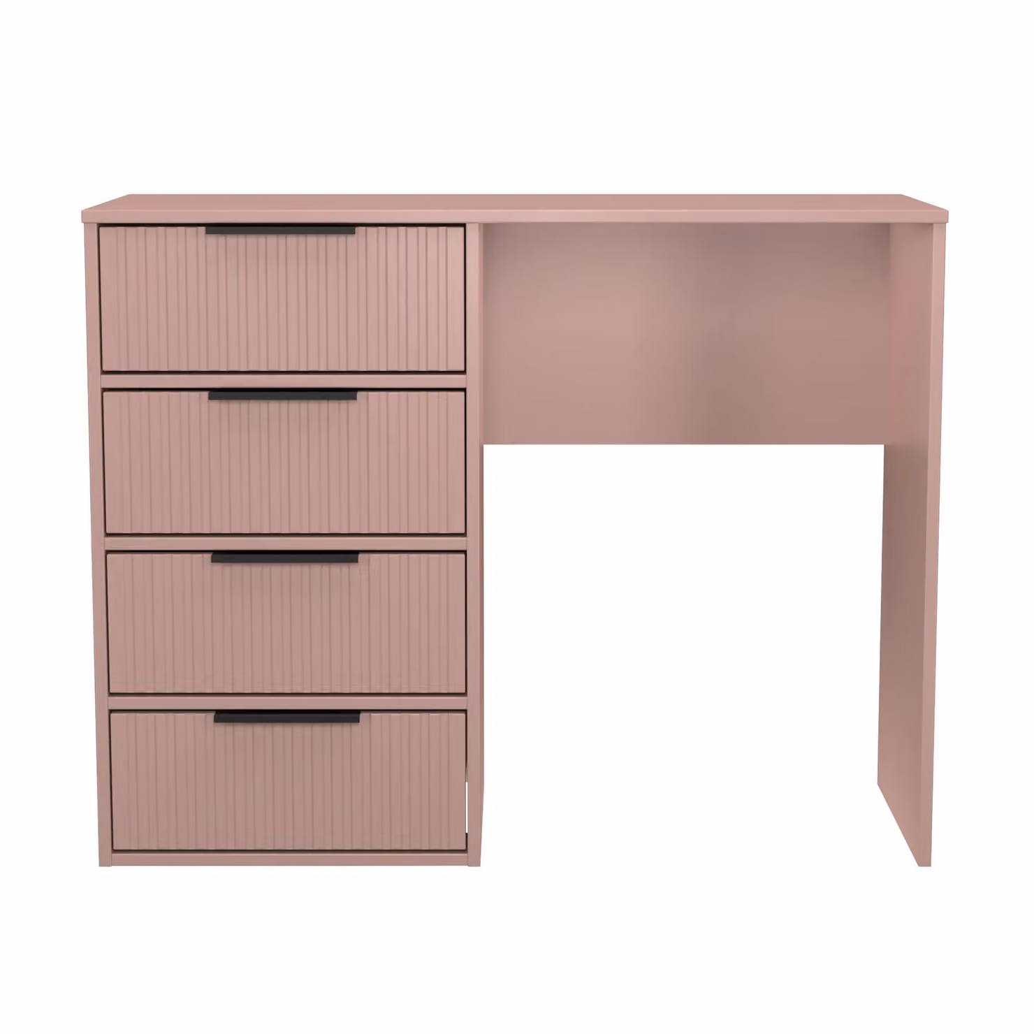 Ready Assembled 2 U Menai 4 Drawer Vanity in Dusty Pink – 2