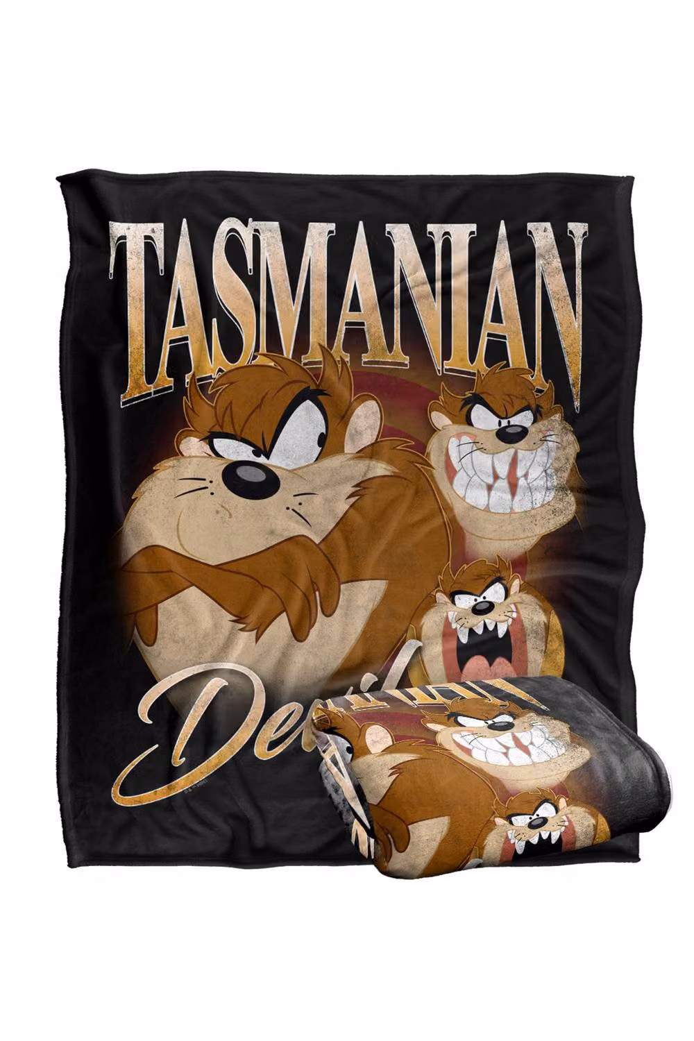LOGOVISION Looney Tunes Taz Silky Touch Super Soft Fleece Throw Blanket, Multicolour, W: 91.44 cm, L: 147.32 cm – 7