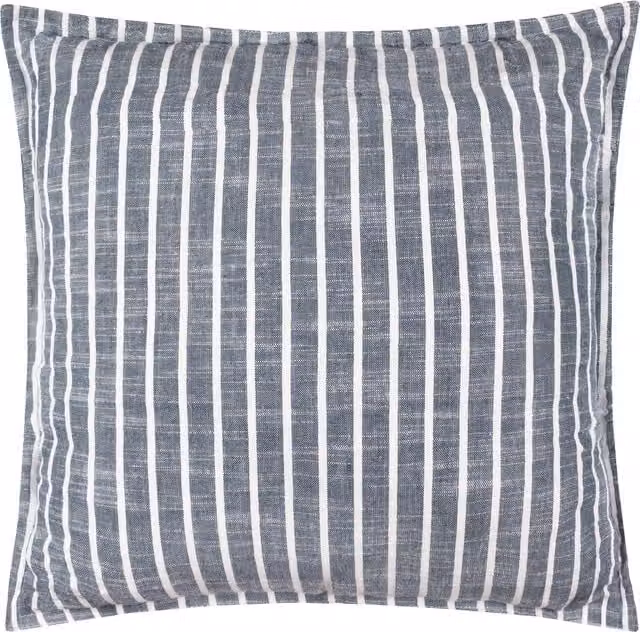 Make It A Home Blue Striped Cotton Square Outdoor Cushion Cover