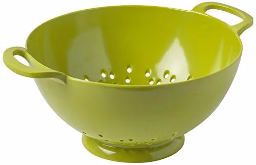 Zeal Melamine Colander with Handles in Green, 20cm – 1