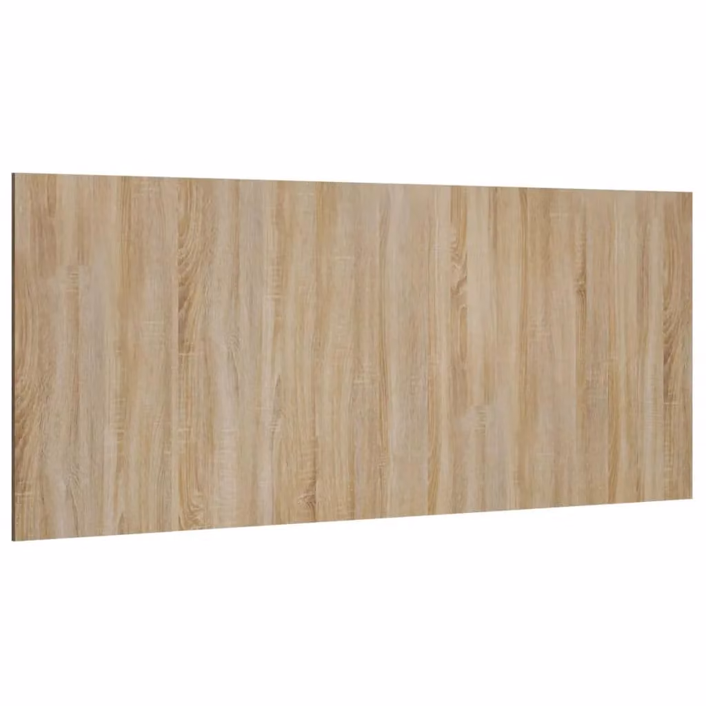 Berkfield Home Sonoma Oak Bed Headboard, Brown, W: 200 cm, D: 1.5 cm, H: 80 cm