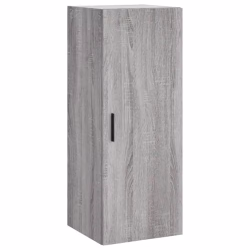 vidaXL Wall Mounted Cabinet Grey Sonoma, W/D/H: 34.5 x 34 x 90 cm – 1