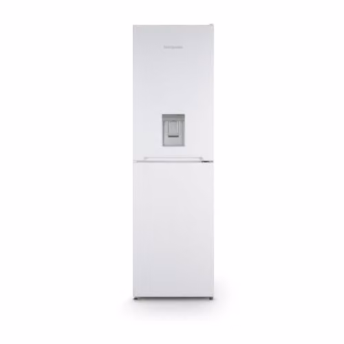 Montpellier White 50/50 Frost Free Fridge Freezer with Water Dispenser, 173L, E Energy Rating