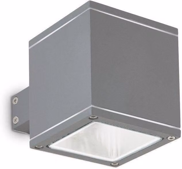 Netlighting Snif Square Up Down Outdoor Wall Light, Anthracite and Black, IP44, G9