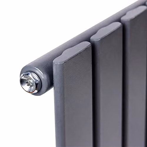 MCC Direct Anthracite Designer Flat Panel Central Heating Radiator, H: 60 cm, W: 40.8 cm, D: 40.8 cm – 3