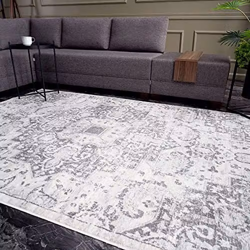 The Rugs Montana Vintage Grey Area Rug, W/D: 120 x 170 cm