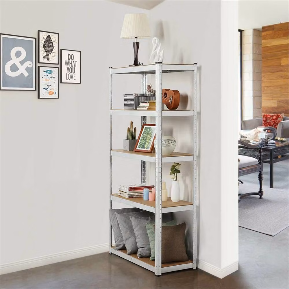 SPETLEK Heavy Duty Industrial Freestanding Shelving Unit in Silver with Adjustable Shelves – 3
