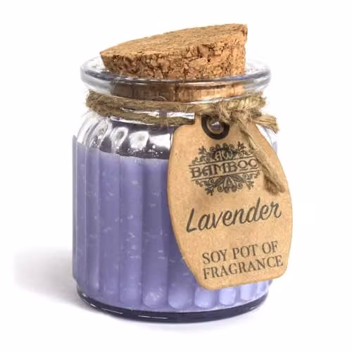 KDMD Lavender Soy Pot of Fragrance Candles, Set of 2, Purple – 1