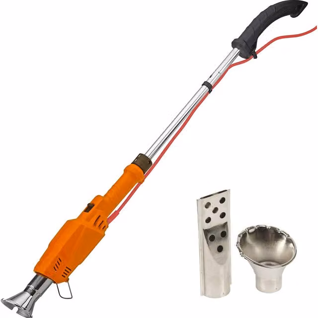 Groundlevel Electric Garden Weed Burner in Orange