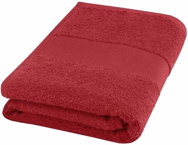 Bullet Charlotte Red Cotton Terry Bath Towel – 1