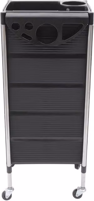 SPETLEK Black Barber Hairdressing Cart W/D/H: 50 x 50 x 90 cm