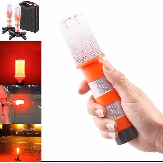 Kelvenix 2-Piece Car and Van Emergency LED Kit in Orange