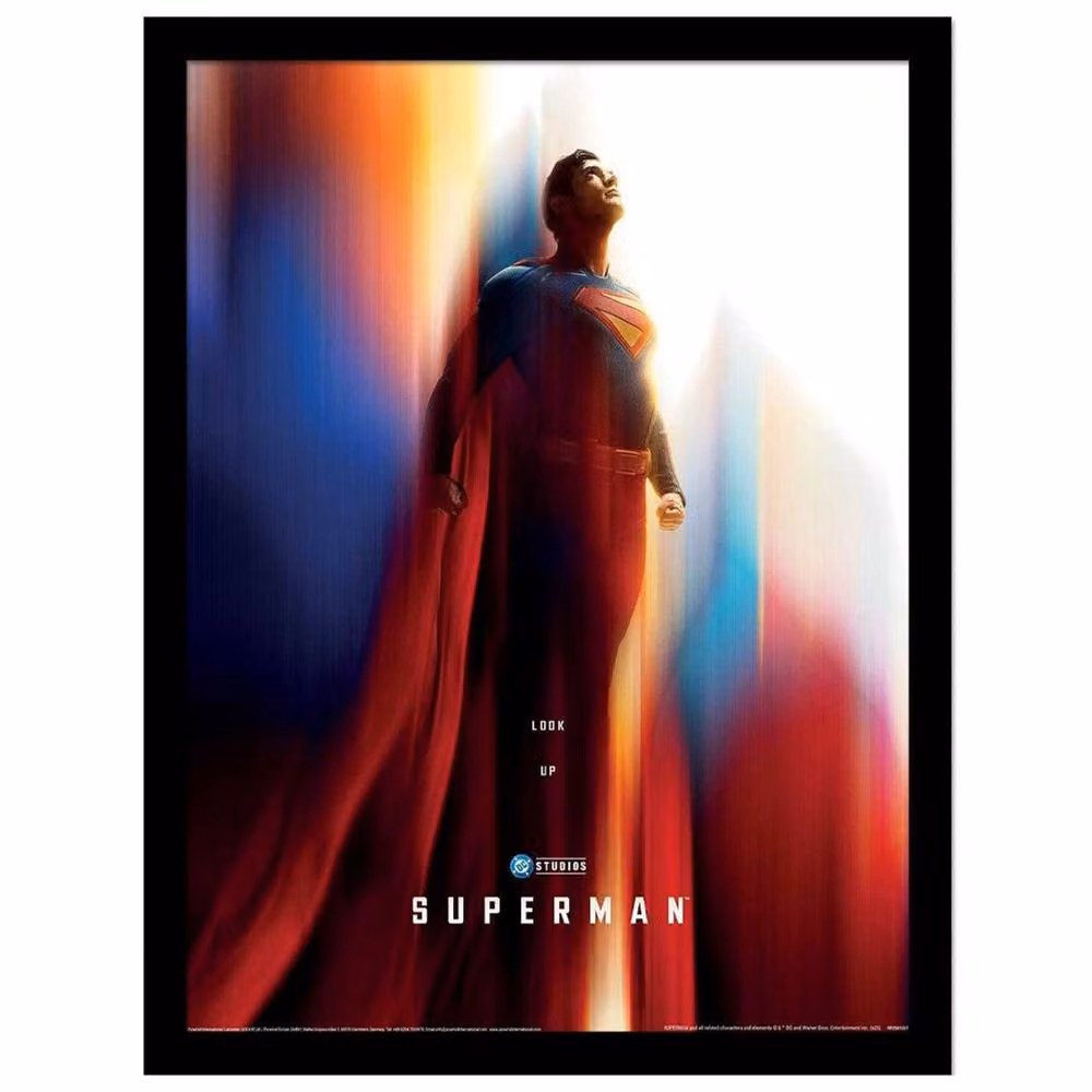 Superman Teaser Framed Paper Poster in Multicolour – 2