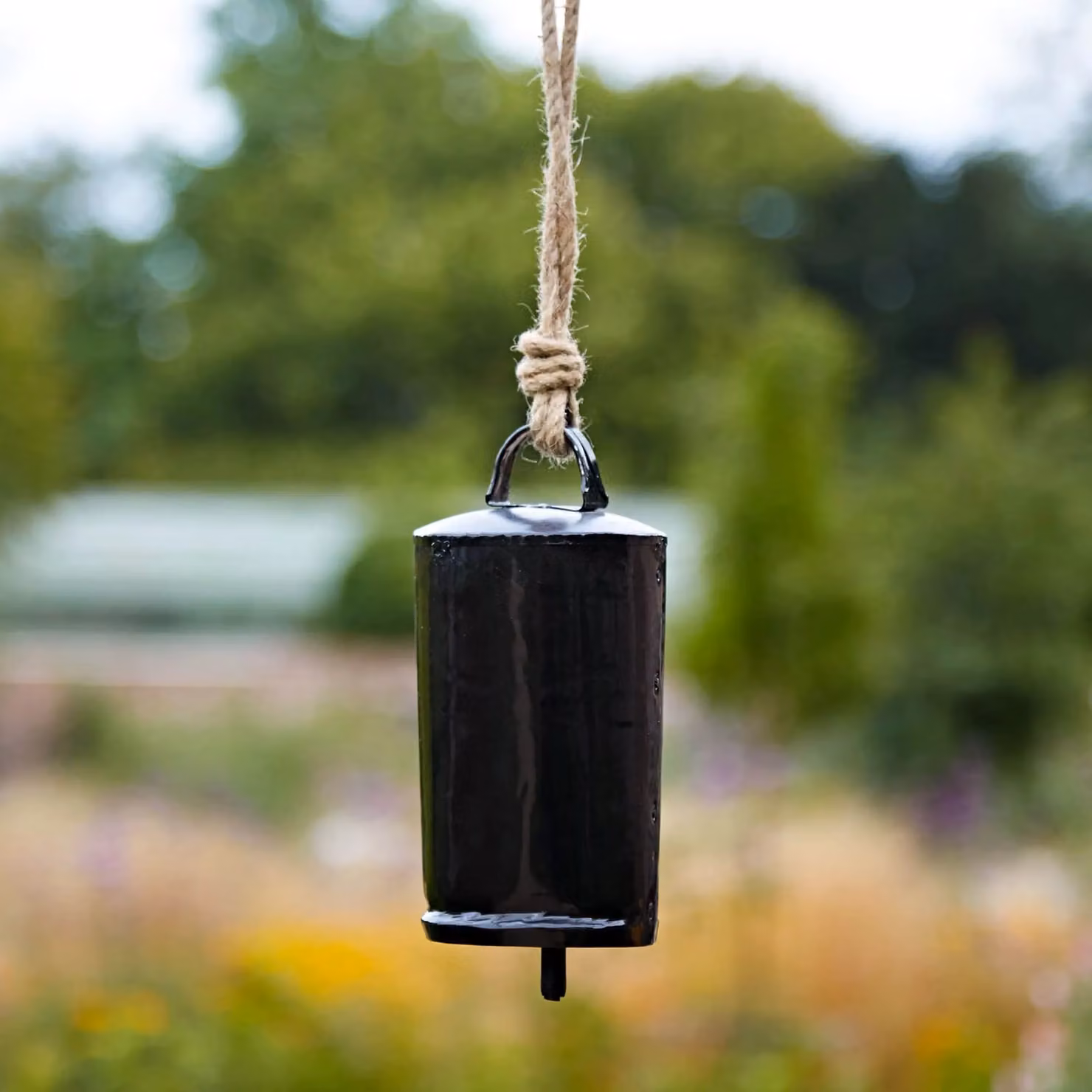 Paper High Sino Large Black Iron Hanging Cow Bell – 2