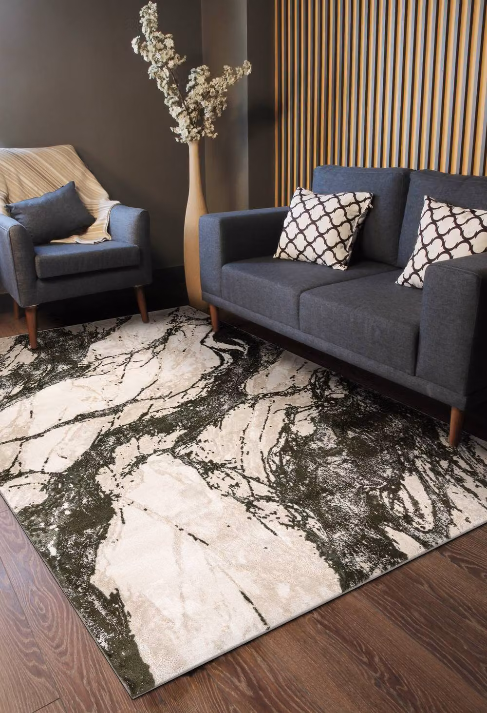 RugsX Allure Geometric Modern Rug in Beige, W: 200 cm, L: 290 cm – 5