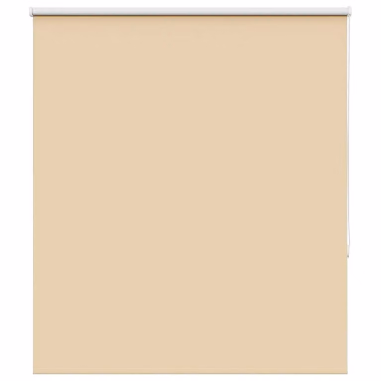 Berkfield Home Blackout Roller Blind in Beige Polyester, W: 120 cm, H: 150 cm
