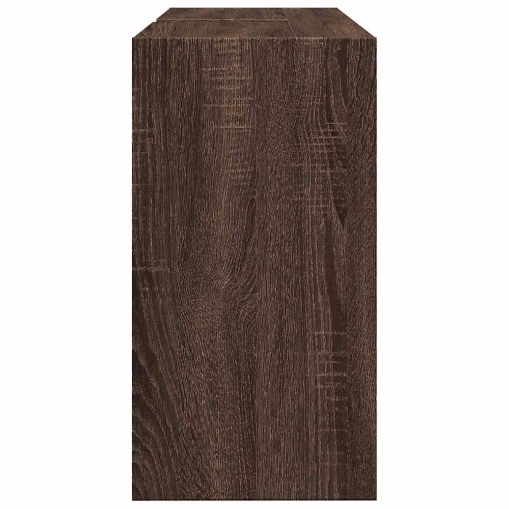 Berkfield Home Brown Oak Sink Cabinet W/D/H: 90 x 29 x 55 cm – 4
