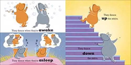 DK Guinea Pigs Go Dancing: Learn About Opposites Multicolour Paper Book – 4