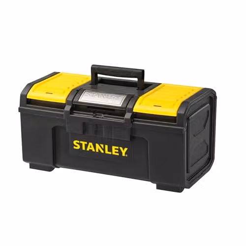 Stanley One Touch DIY Toolbox in Black, W: 60 cm – 1
