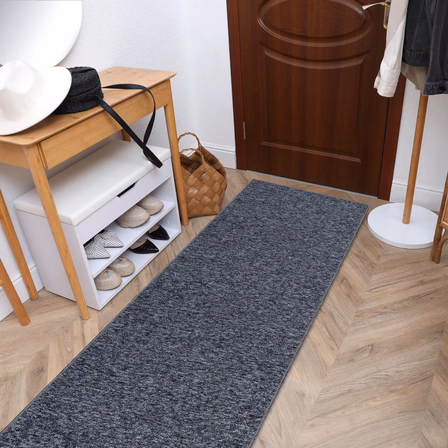 RugsX Superstar 965 Runner in Grey, W: 50 cm, L: 500 cm – 4