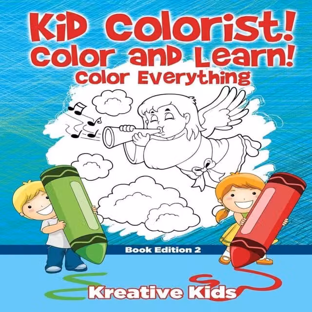 Kreative Kids Kid Colorist Colour and Learn Colour Everything Book Edition 2, Multicolour