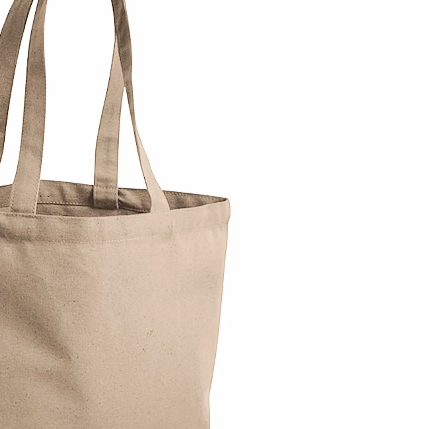 Westford Mill Camden Plain Shopper Shopping Bag, Pack of 2, Beige, 13 Litres – 2