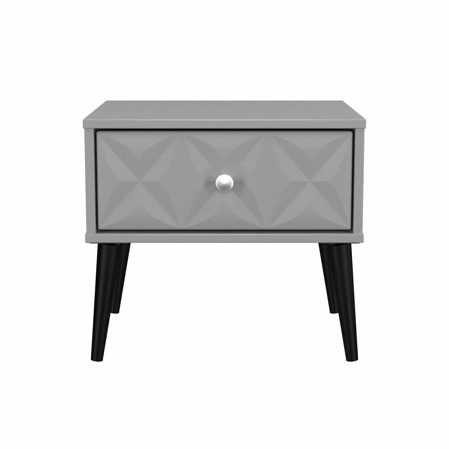 2 U Toledo 1 Drawer Bedside Table in Dark Grey – 2