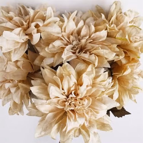Beige Leaf Design Artificial Floral Tabletop Decoration – 4
