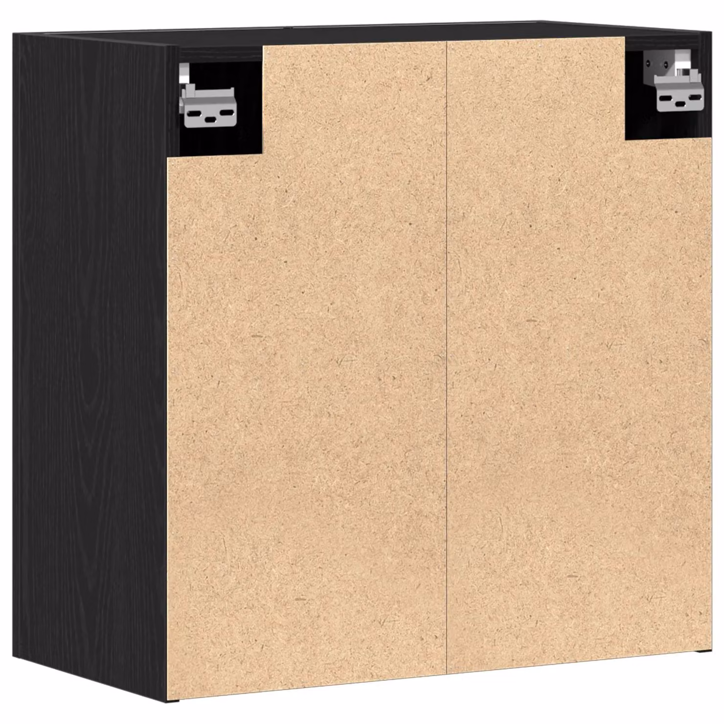 Berkfield Home Modern Wall Mounted Cabinet in Black Oak, W/D/H: 60 x 31 x 70 cm – 4