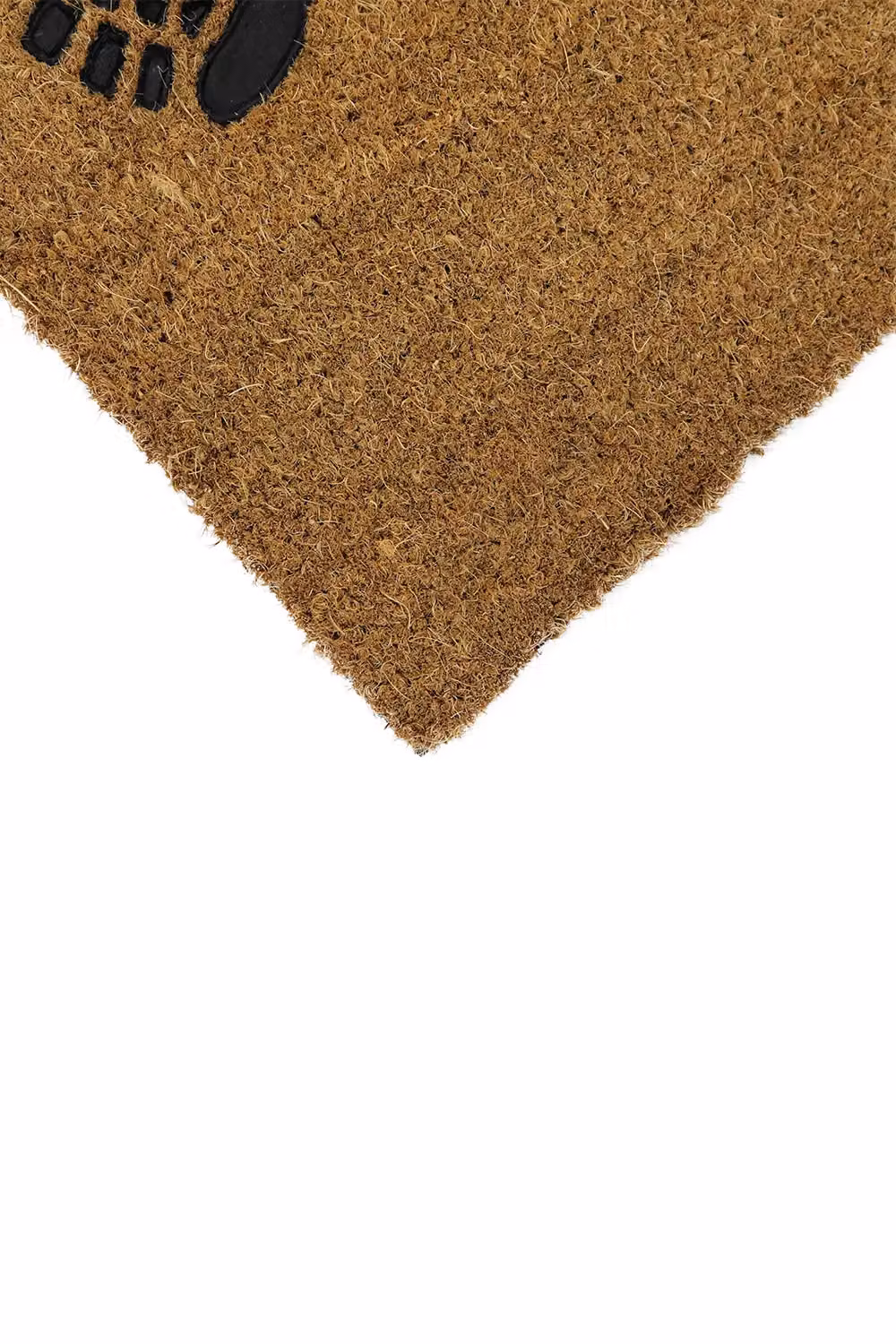 JVL Coir Doormat with Rubber PVC Backing, Graphic Design, Brown/Beige, W: 40 cm, D: 60 cm – 3