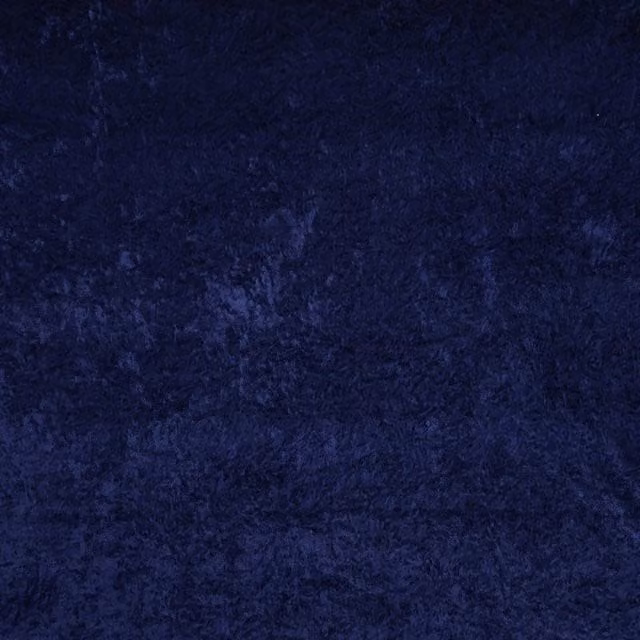 Terrys Opaque Plain Blue Velvet Fabric