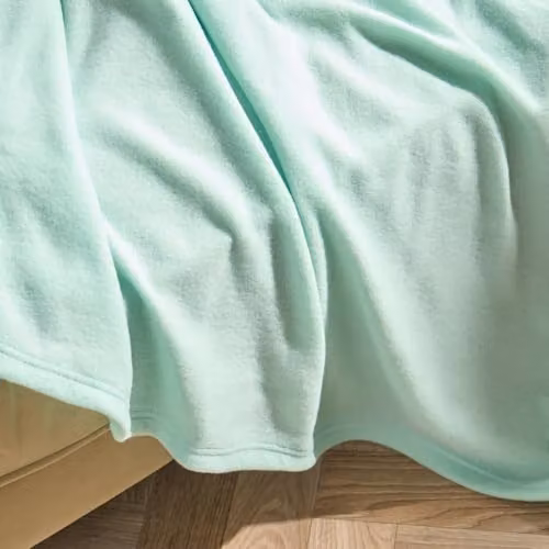 OHS Ultra Soft Polar Fleece Throw Blanket in Green, W/D/H: 150 x 200 cm – 3