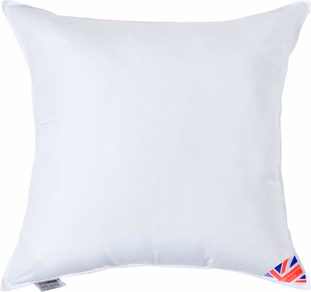Homescapes White Super Microfibre Square Cushion Pad Insert, W/D/H: 70 x 70 x 70 cm