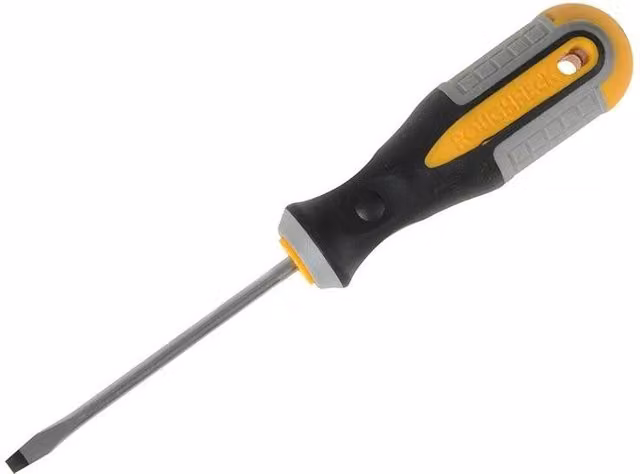 Roughneck Multicolour Steel Flared Screwdriver