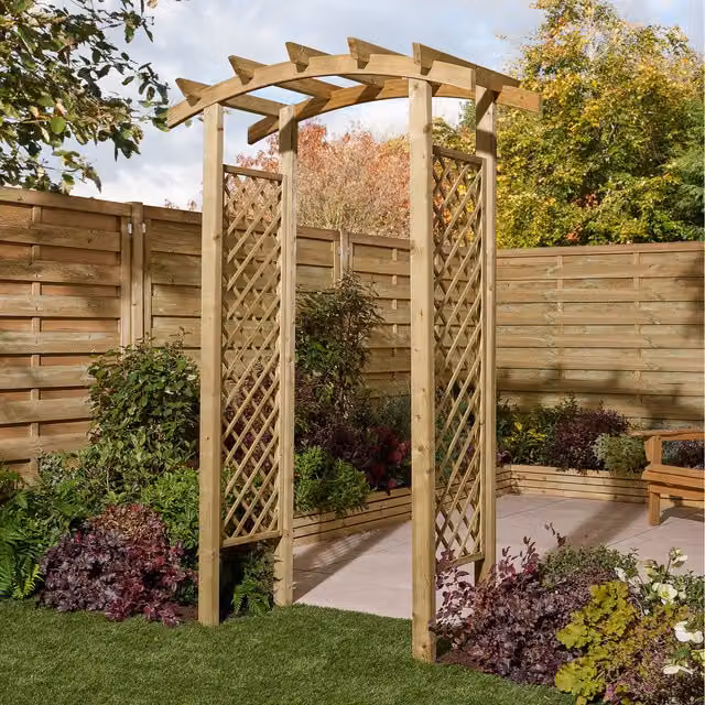 Rowlinson Charlbury Arch in Natural Wood