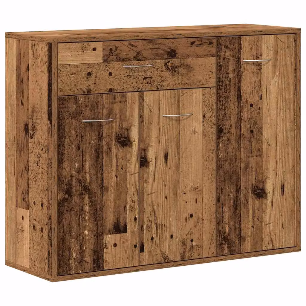 Berkfield Home Old Wood Sideboard in Brown, W/D/H: 88 x 30 x 70 cm – 2