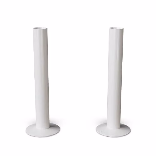 UK Radiators Polished Brass Pipe Sleeves, 2 Pack