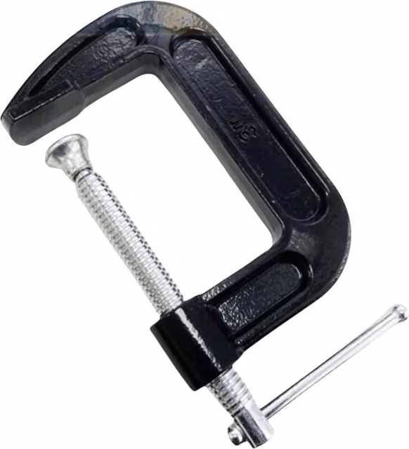 Garden Mile Cast Iron G Clamp, 7.62 cm, Black