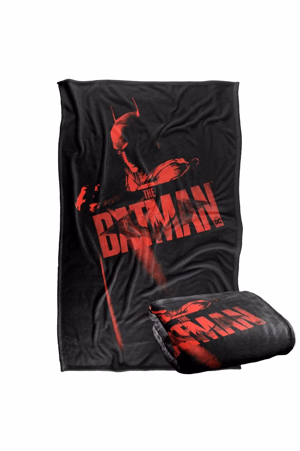 Warner Bros. The Batman (2022) Red Silky Touch Super Soft Fluffy Polyester Throw Blanket – 2