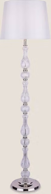 Laura Ashley Bradshaw Vintage Silver Floor Lamp